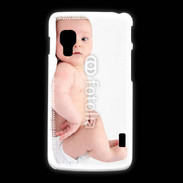 Coque LG L5 2 Bébé allongé sur le dos