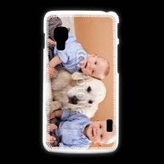 Coque LG L5 2 Jumeau avec chien