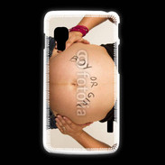 Coque LG L5 2 Femme enceinte ventre 