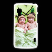 Coque LG L5 2 Jumeaux coeur