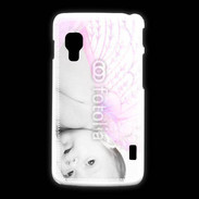 Coque LG L5 2 Bébé ailes d'ange rose