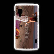 Coque LG L5 2 Danseuse orientale dune désert