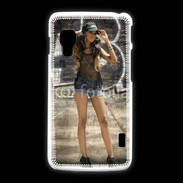 Coque LG L5 2 Femme métisse hip hop r'n'b sexy