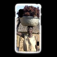 Coque LG L5 2 Femme tribu afrique 2