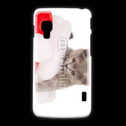Coque LG L5 2 Chaton Noël