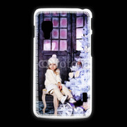 Coque LG L5 2 Sapin de Noël et petite fille