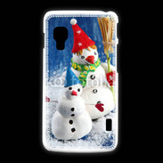 Coque LG L5 2 Bonhommes de neige