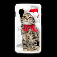 Coque LG L5 2 Chat Noël 2