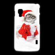 Coque LG L5 2 Chat Noël 3