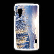 Coque LG L5 2 Montagne enneigée et ensoleillée
