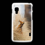 Coque LG L5 2 Renard paysage hiver