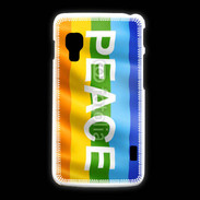 Coque LG L5 2 Rainbow peace 5