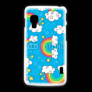 Coque LG L5 2 Ciel Rainbow