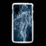 Coque LG L5 2 Femme en fumée de cigarette