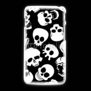 Coque LG L5 2 Fond tête de mort 2