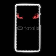 Coque LG L5 2 Yeux rouges fond noir