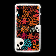 Coque LG L5 2 Fond tête de mort 9