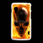 Coque LG L5 2 crâne en feu