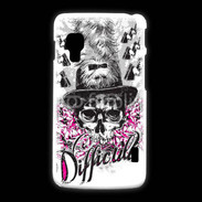 Coque LG L5 2 Tête de Mort Difficult