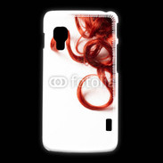 Coque LG L5 2 Coiffure Cheveux bouclés rouges