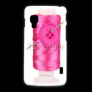 Coque LG L5 2 Fil à couture rose 
