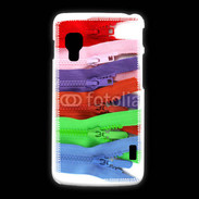 Coque LG L5 2 Fermetures éclaires coutures