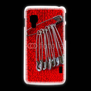 Coque LG L5 2 Épingles à nourrice couture 