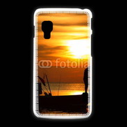 Coque LG L5 2 Couché de soleil pêcheur