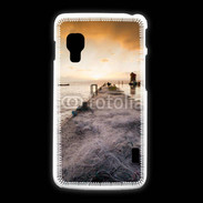 Coque LG L5 2 Filet de pêche sur ponton pêcheur