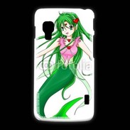 Coque LG L5 2 Fille manga verte