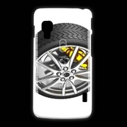 Coque LG L5 2 Pneu complet étrier jaune