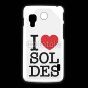 Coque LG L5 2 J'aime les soldes