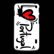 Coque LG L5 2 I love Portugal