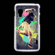 Coque LG L5 2 Danseur rétro style
