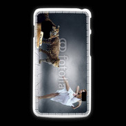 Coque LG L5 2 Danseuse avec tigre