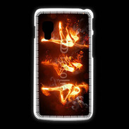 Coque LG L5 2 Danseuse feu