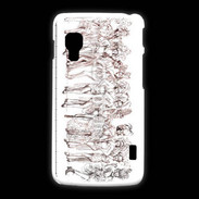 Coque LG L5 2 French Cancan 5