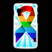Coque LG L5 2 Rainbow Pride Ribbon