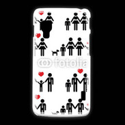 Coque LG L5 2 Gay et lesbiennes en couple
