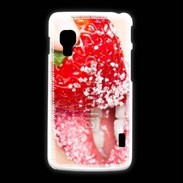 Coque LG L5 2 Fraise et bouche