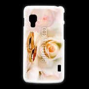 Coque LG L5 2 Alliance sur fond de rose