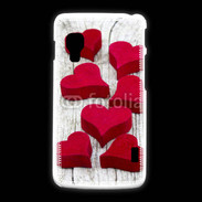 Coque LG L5 2 Coeur en bois