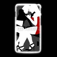 Coque LG L5 2 Illustration bisou lesbienne