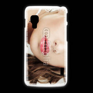 Coque LG L5 2 femme glamour pensante
