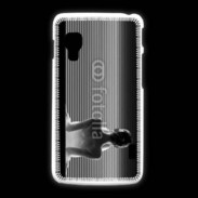 Coque LG L5 2 femme glamour noir et blanc