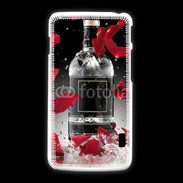 Coque LG L5 2 Bouteille alcool pétales de rose glamour