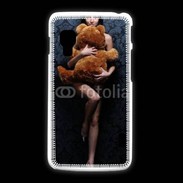 Coque LG L5 2 Femme glamour câlin nounours