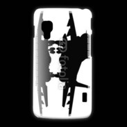 Coque LG L5 2 Silhouette avion de chasse