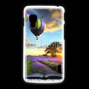 Coque LG L5 2 Montgolfière et lavande 