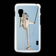 Coque LG L5 2 Hélicoptère R44 blanc